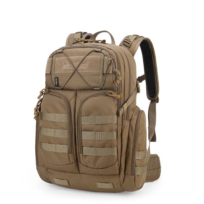 Mardingtop Sac à dos militaire Molle 40 l - Sac à dos de randonnée - Sac à dos tactique - Sac à dos en Cordura pour homme - Pour la randonnée,...