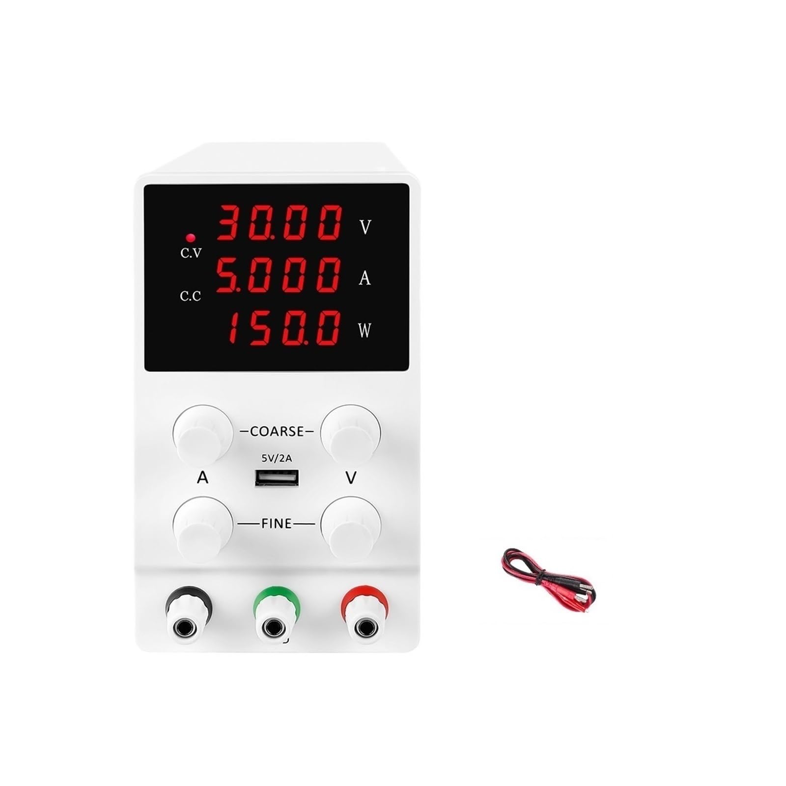 Fuente de alimentación de laboratorio con protección múltiple activa