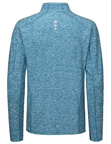 Dasawamedh Men's Running Sport Track Jacket Full Zip Workout Athletic Fitness Jackets For Training Tile Blue Heather L #TOP1