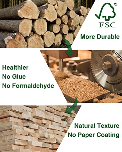 Elyona Industrial Table Floor Lamp, Rubber Wood End Table Lamp With Usb Type-C Charging Port & Power Outlet, Side Table Shelf Tall Pole Standing Light For Living Room,Bedroom,Led Bulb Included, Brown #TOP5