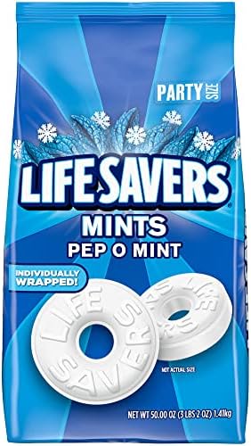 Life Savers Pep O Mint Hard Candy, 50-Ounce Party Size Bag