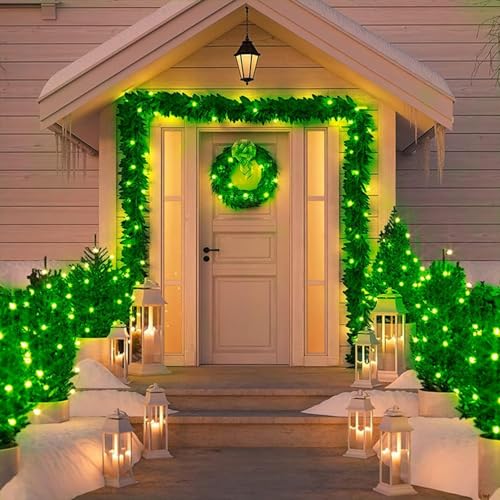 Image of 40 Meter 140 LED String Lights for Home Decoration| Waterproof Decorative Fairy Lights for Indoor Outdoor Use|Pixel Light for Balcony, Garden, Diwali, Wedding & Festival Lighting (Green)