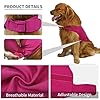 cattamao Comfort Dog Anxiety Relief Coat, Dog Anxiety Calming Vest Wrap for Thunderstorm,Travel,4th of July Fireworks,Vet Visits,Separation Anxiety Relief for Dogs (S, Rose)