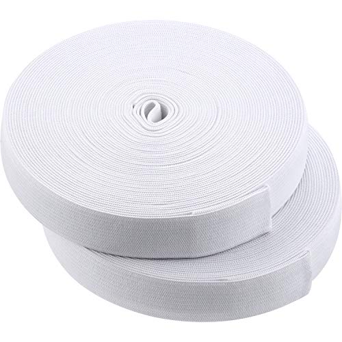Bobine élastique en tricot blanc 3/4 Inch ruban extensible loisirs