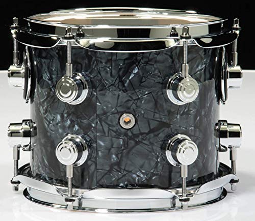 DW Performance Series Mounted Tom - 7 Inches X 8 Inches Black Diamond FinishPly