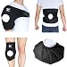 Creatrill Reusable Hot Cold Therapy Ice Bag Pack (9") Neoprene Core Wrap with Elastic Strap, Portable Moist Heating Brace First aid Ice Compression Sleeves Pain Relief Pad