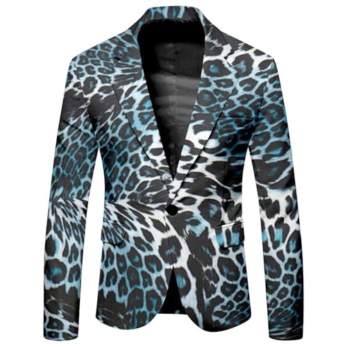 Veste de carnaval originale et blazer léopard pour homme à offrir en cadeau