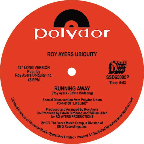 Album Art for Running Away / Love Will Bring Us Back Together by Roy Ayers Ubiquity