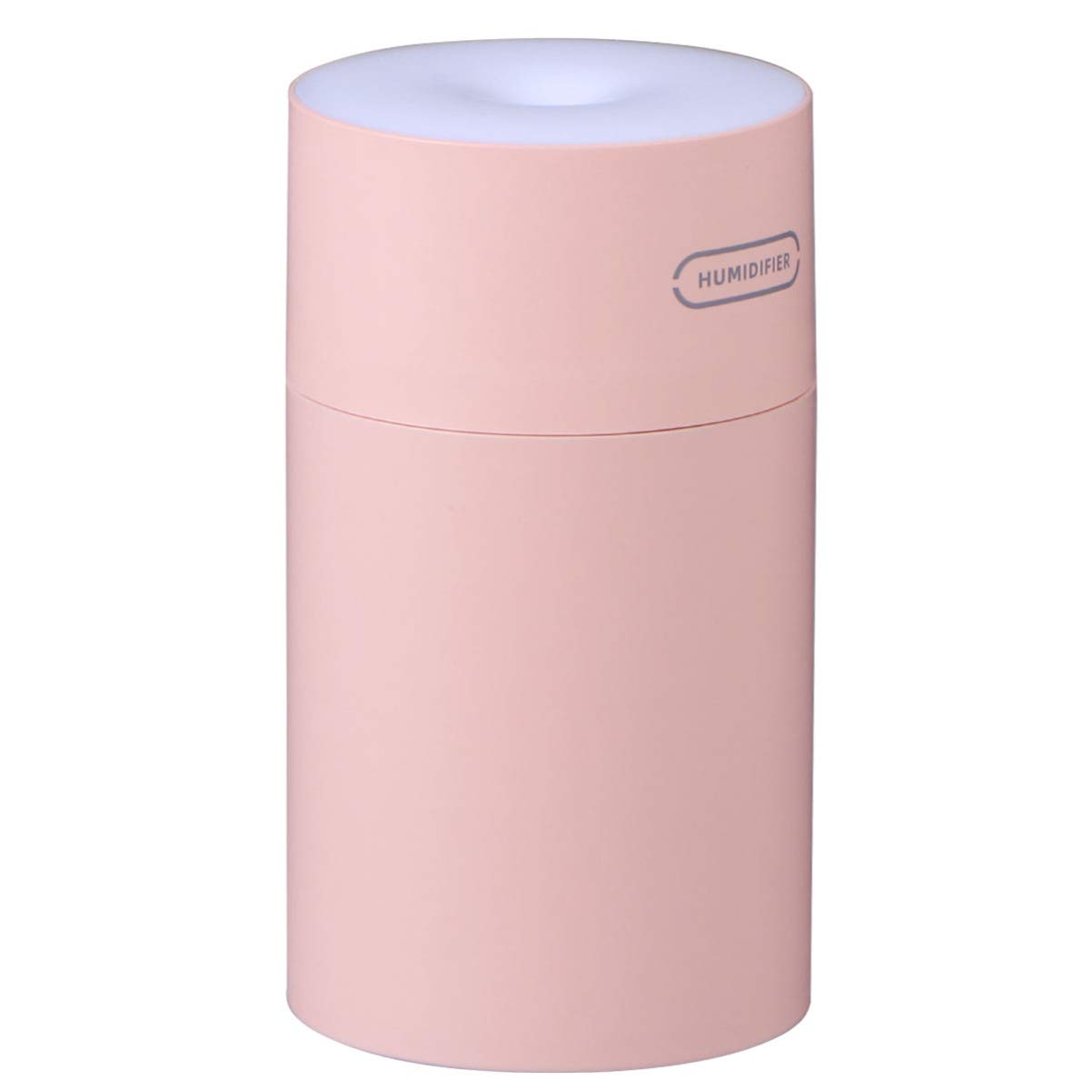 Night Light,Mini Desk Humidifier USB Personal Cool Mist Humidifier Quiet LED Night Light Air Diffuser for Home Car Office (White)