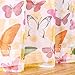 WUBODTI 84 inch Butterfly Sheer Curtains for Girls Bedroom 2 Panels, Cute Kids Room Colorful Butterfly Printed Voile Tulle Window Curtain Room Decor Rod Pocket Gauze Drapes for Living Room Nursery