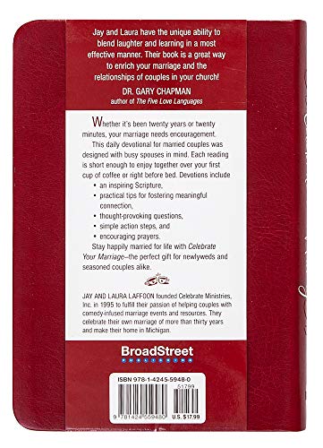 Image of Celebrate Your Marriage: 365 Daily Devotions for Busy Couples (Imitation Leather) - Inspirational Devotional for Active Couples, Perfect Wedding and Anniversary Gift