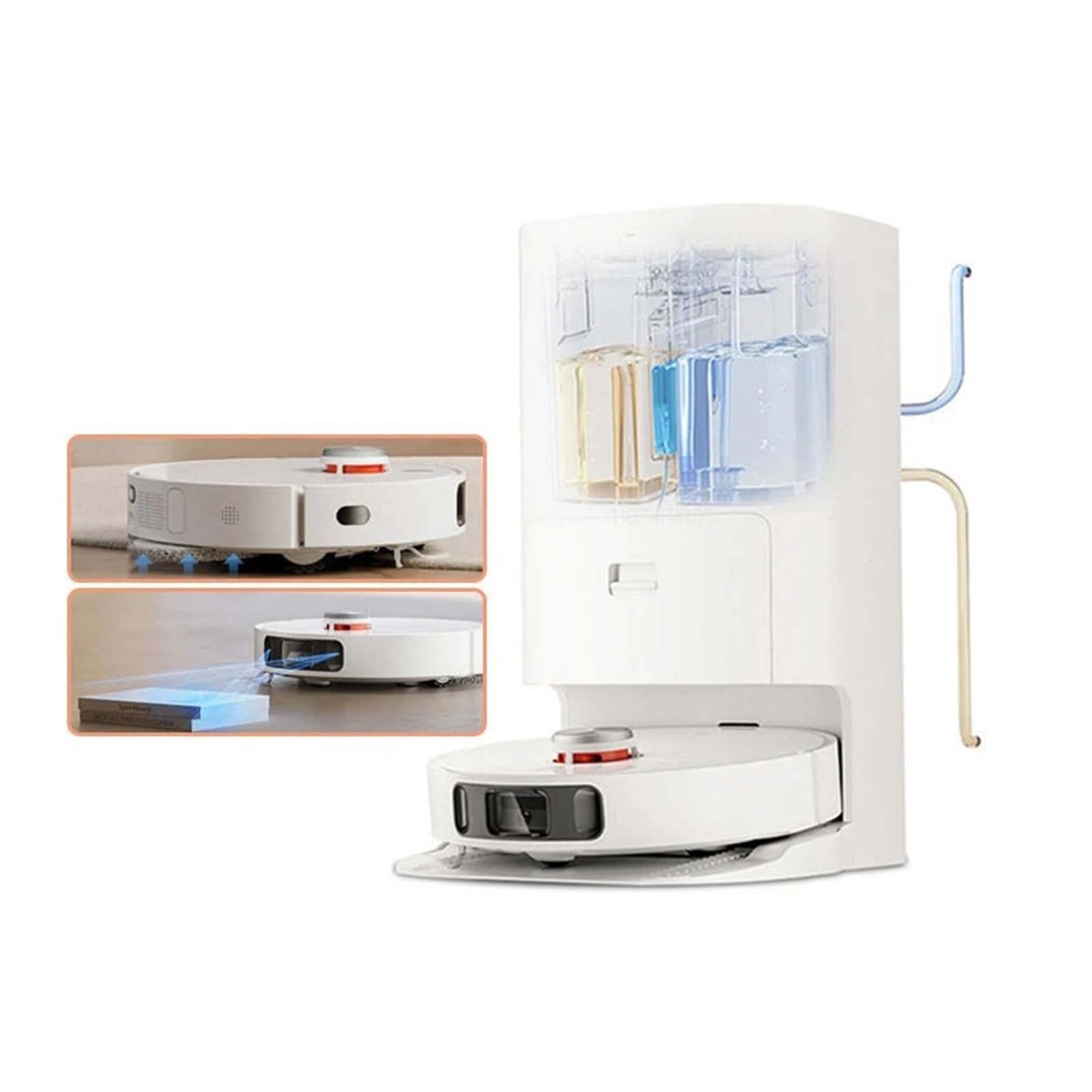 300 Ml Spezielle Bodenreinigungslösung, Kompatibel Mit XiaoMi MiJia Omni 1S/2 Pro Reinigungsflüssigkeit, Staubsaugerteile(3pcs)