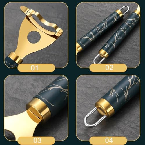 Image of Corn Peeler, Corn Stripper for Corn on the cob Remover Tool,Stainless Steel Multifunctional Kitchen Grips Corn Planer Cob Cutter kernels, with Hand Protect