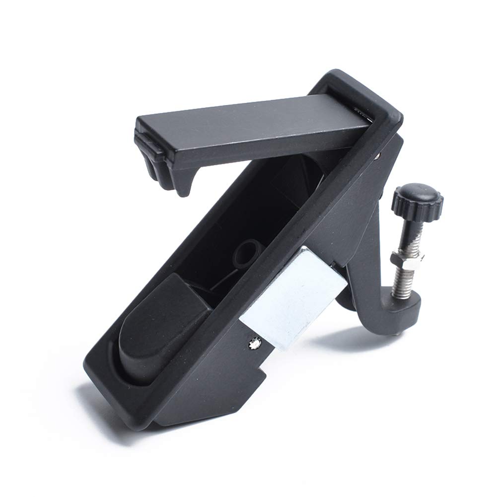 CNxinn10 Motorcycle Universal Silver Compression Latch Lock Adjustable Lever Hand Operated Flush Lever Accessaries For Marine RV Trailer Toolbox Cabinets Suitcases Latches