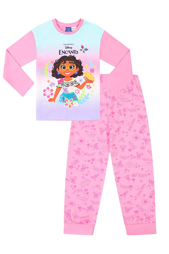Disney Encanto Mirabel Long Cotton Pyjama Set Pink (7-8 Years)