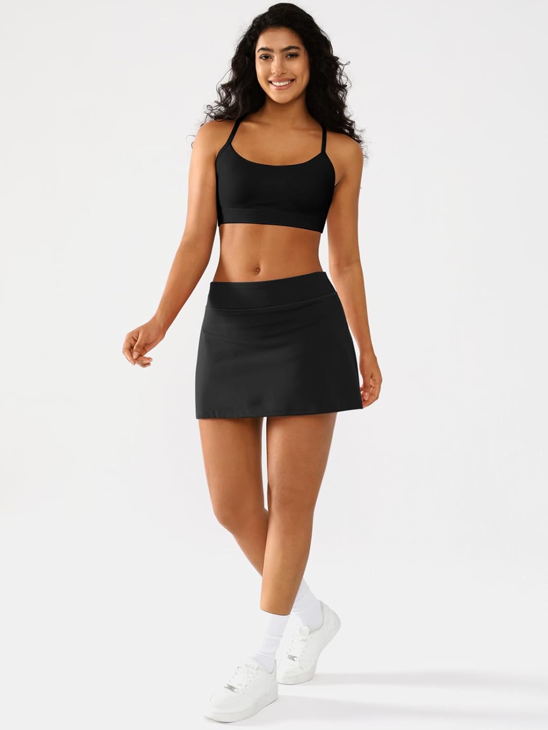 Women Tennis Skirt Golf Skorts Athletic High Waisted with Pockets Inner Shorts Sport Workout Pleated Pickleball - Image 4