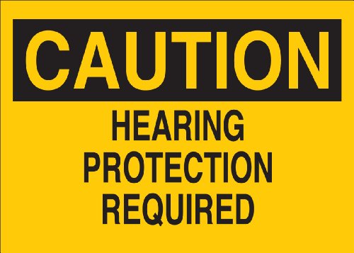 Panneau en fibre de verre Brady 75914 protection auditive requise haute résistance
