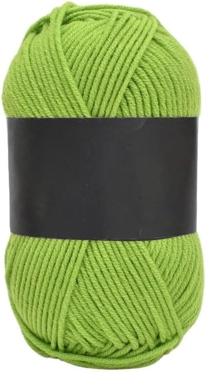 5 Rolls 4-Ply Milk Cotton Yarn for Crocheting Hand Knitting Blend(61)