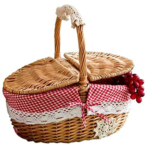 Whisverse Cesto in Vimini per Picnic