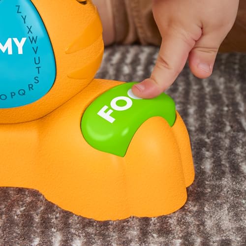 Fisher-Price Lernspielzeug für Babys und Kleinkinder, Beat Bande Lern & Tanz Tiger Justin mit Geräuschen und Lichtern für Kinder ab 9… – Ansicht 4