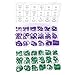 540 PCS /18 Sizes Rubber O Rings, Green/Purple Sealing Washer Assortment Kit for Plumbing, Automotive, General Repair with Case