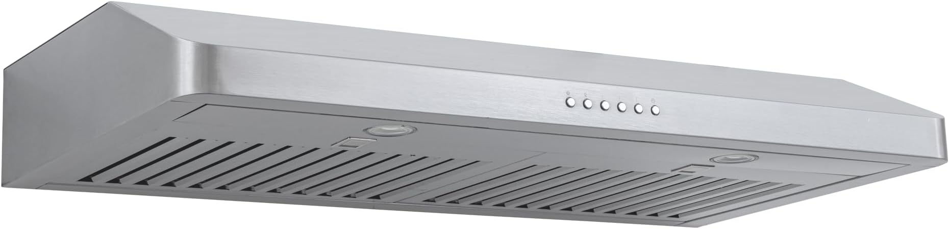 PROLINE 36-Inch Under Cabinet Range Hood, Ducted, 600 CFM, Stainless Steel, LED Lights, ULTRA-QUIET Blower Motor, 4 Speed, 3-Year Warranty, PLJW 185.36