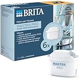 BRITA Filtro acqua rubinetto MAXTRA PRO Pure Performance (ex All-in-1) confezione da 6 filtri - Riduce cloro, calcare, PFAS e metalli, filtro originale compatibile con caraffa acqua filtrante BRITA
