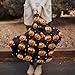 Nursing Covers for Breastfeeding All-in-1 Stretchy Breathable Carseat Canopy Halloween Nursing Cover Up for Girls, Boys 26x27.6 inches Various Expressions of Pumpkin