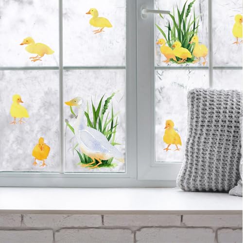 Vinilo Decorativo de Pato para Ventana 38x60 cm miniatura 6