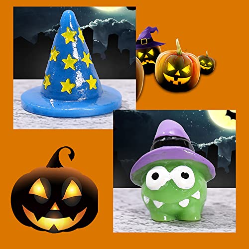 QGHSkOMk 8pcs all saints' day Fairy Outdoor Garden Figurines Outdoor Wild Garden Accessories for indoor plants Resinous Miniature for Plant Pots Bonsai Craft Decor Supplies - Image 4