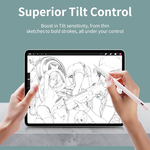 Lápiz capacitivo activo compatible con pantallas táctiles lápiz digital recargable de 16,5 cm 5