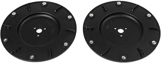 Lawn Mower Robot Replacement Blades Compatible For Mammotion For LUBA 1 AWD 2 AWD Models, Disc Cutterhead For Efficient Cutting And Healthy Lawn Maintenance, Black 2-Pack