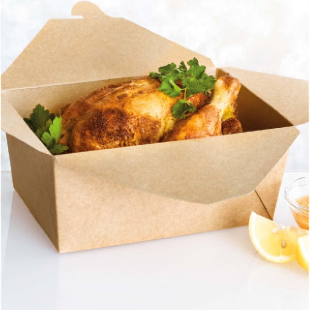 Leo-Box Menübox HartpapierPE-Beschichtung 1.000 ml 165 x 131 x 64 mm, 240 Stück