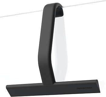 Dancemoon 一体式硅胶浴室玻璃门刮水器，带挂钩设计