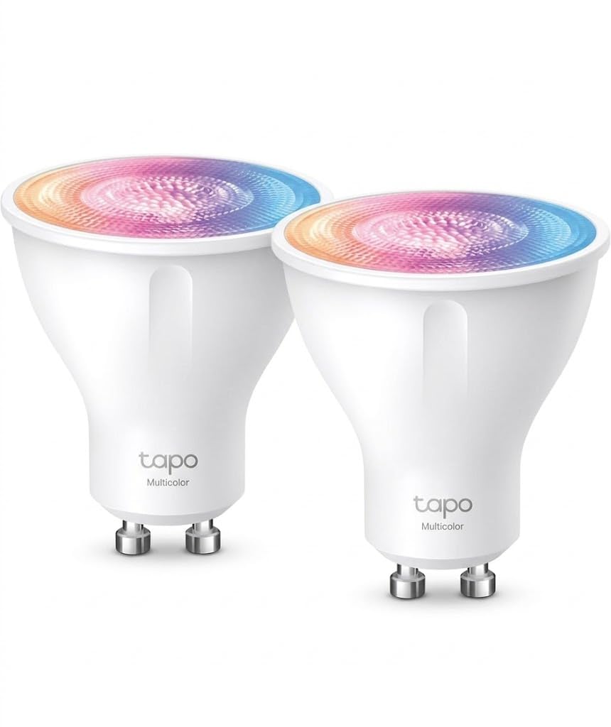 Tapo Smarte WLAN Glühbirne GU10 L630 2pack, Energie sparen, 3.5W Entspricht 50W, Mehrfarbrige dimmbare alexa lampe, home zubehör, 16 Mio Farben