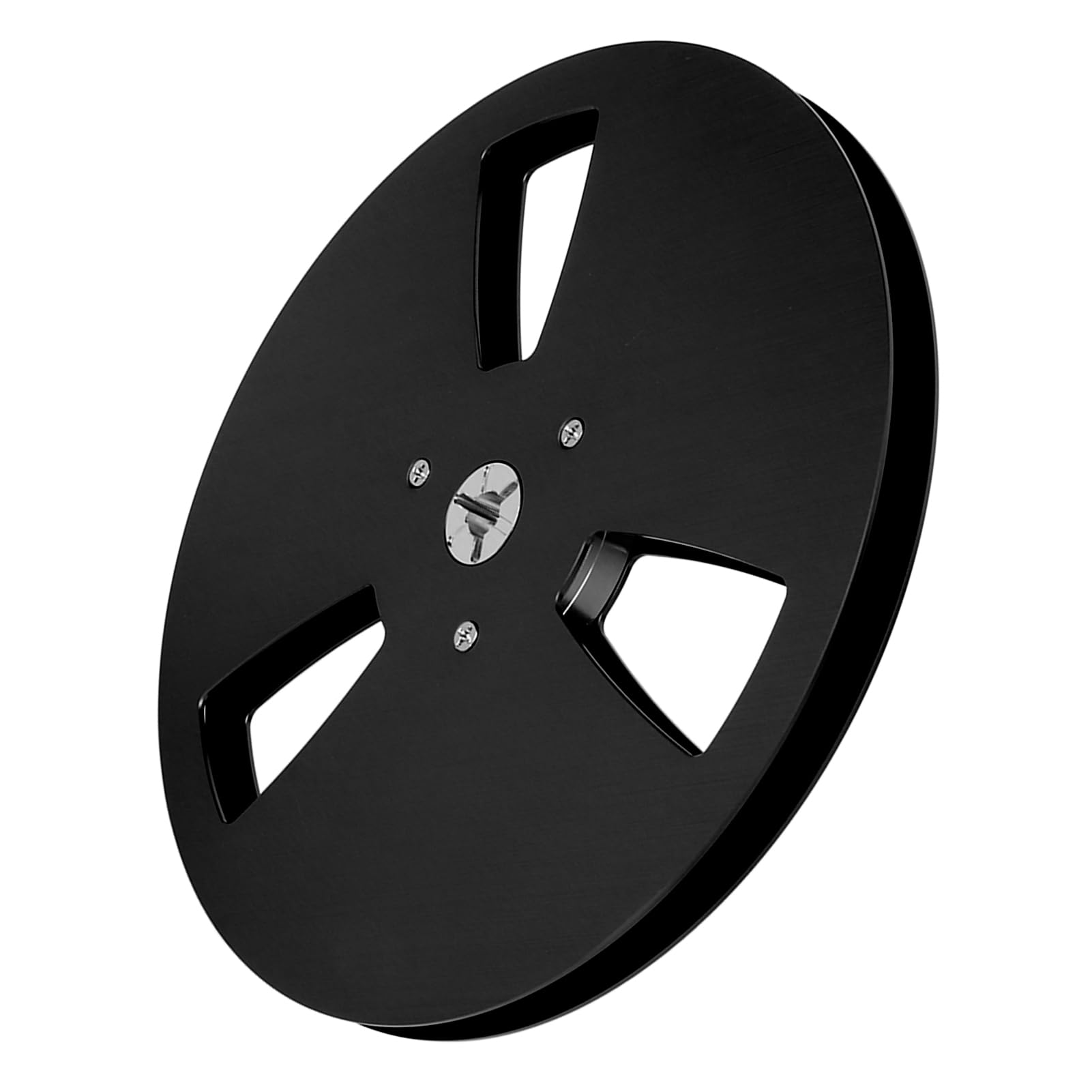Leere Bandspule, 7 Zoll Offene Spule, Audio-Aluminium-Aufwickelspule, Recorder, Zubehör, Öffnungsmaschine, Teileöffner, Leere Platte für (Schwarz)