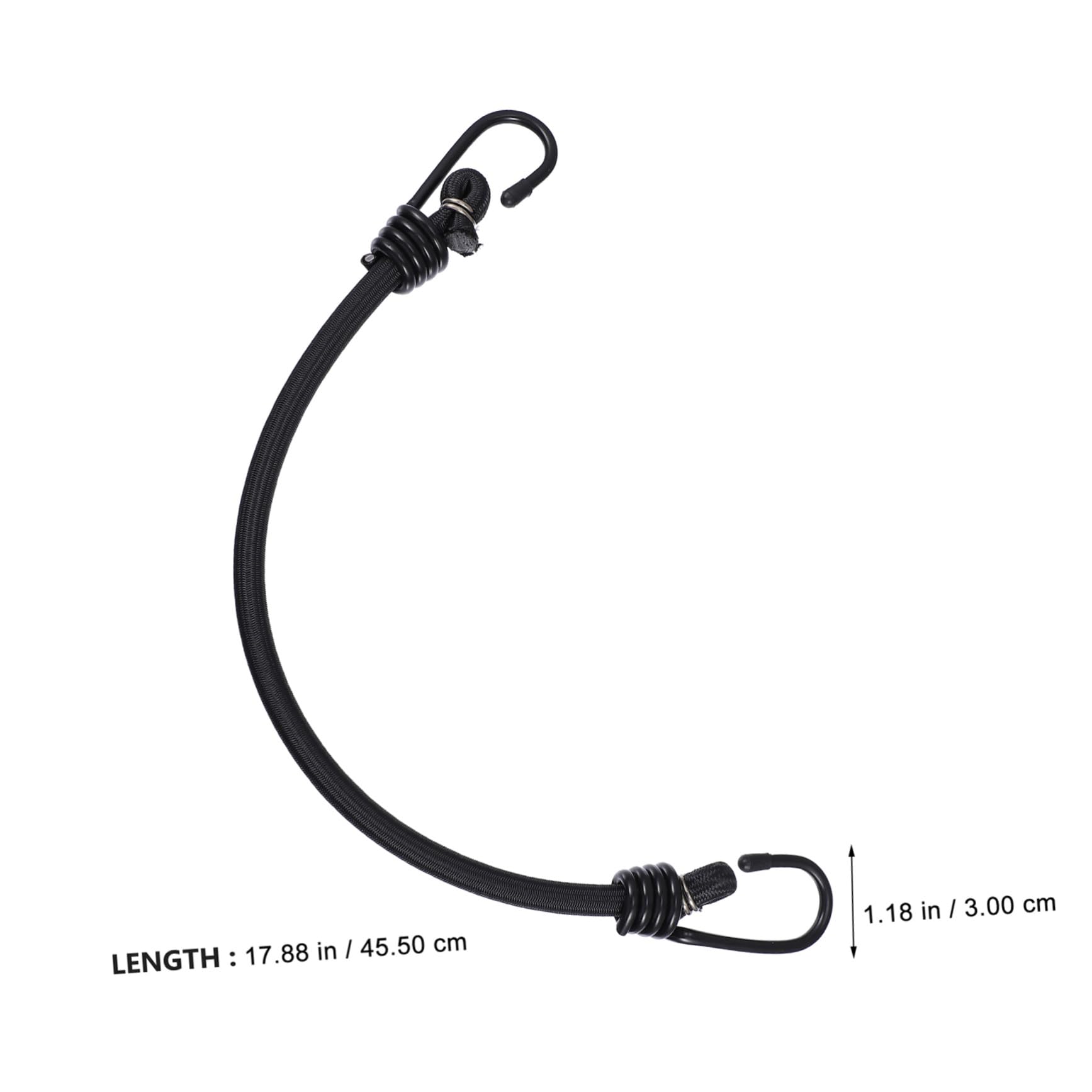 6 Pezzi Corde Elastiche Resistenti con Ganci Cinghie Fissaggio Elastico Antivento per Campeggio Bagagli Scooter e Tende Outdoor