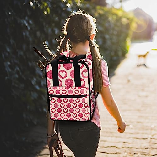 Sac à dos pour garçons multicolore 14 pouces à motif géométrique