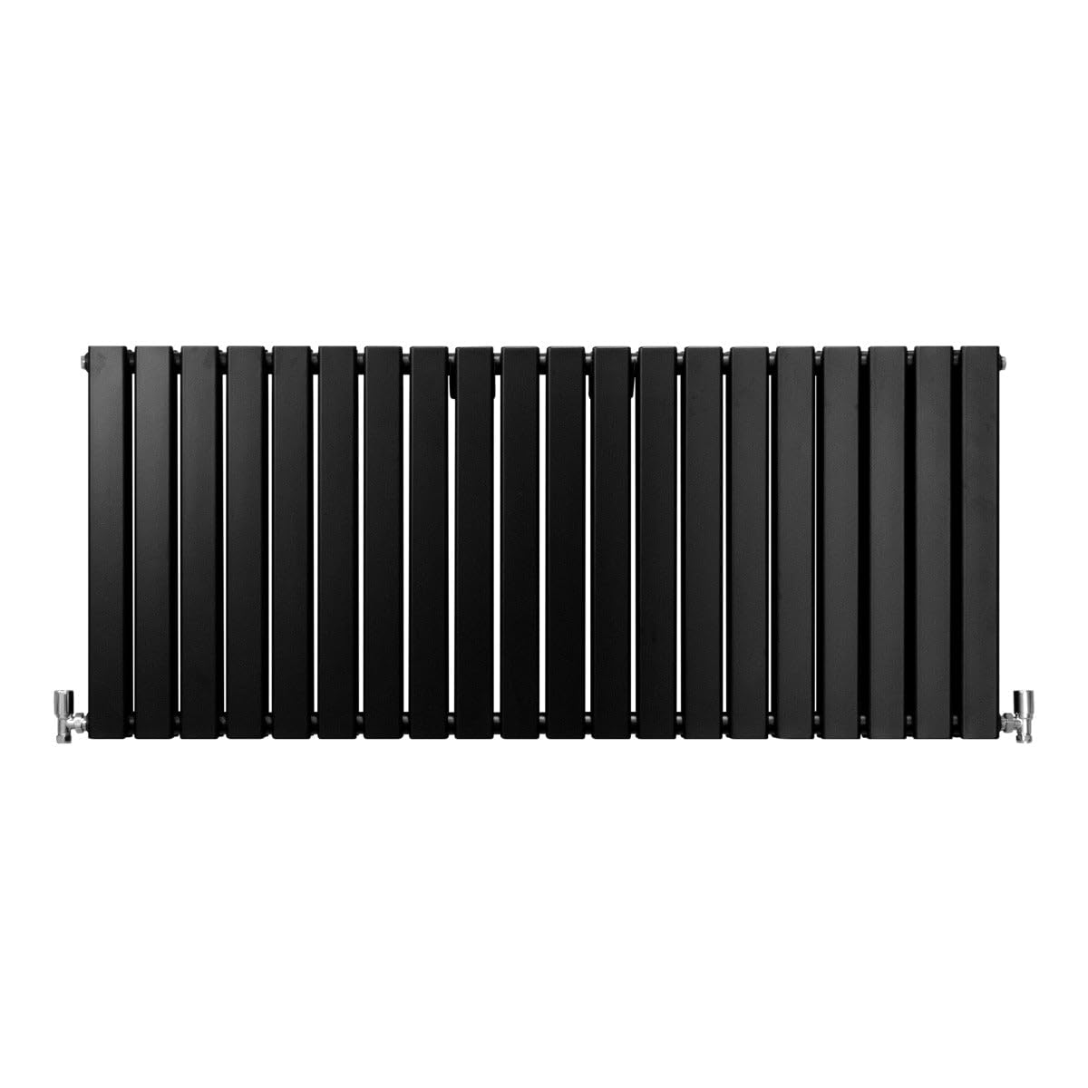 Monstershop Designer Flat Panel Radiators Matt Black 600mm x 1400mm