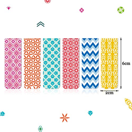 24 Pcs Magnetic Bookmarks Magnetic Page Markers Bookmarks For Women Colorful Page Markers For Students Teachers Reading Christmas Bookmark #TOP1
