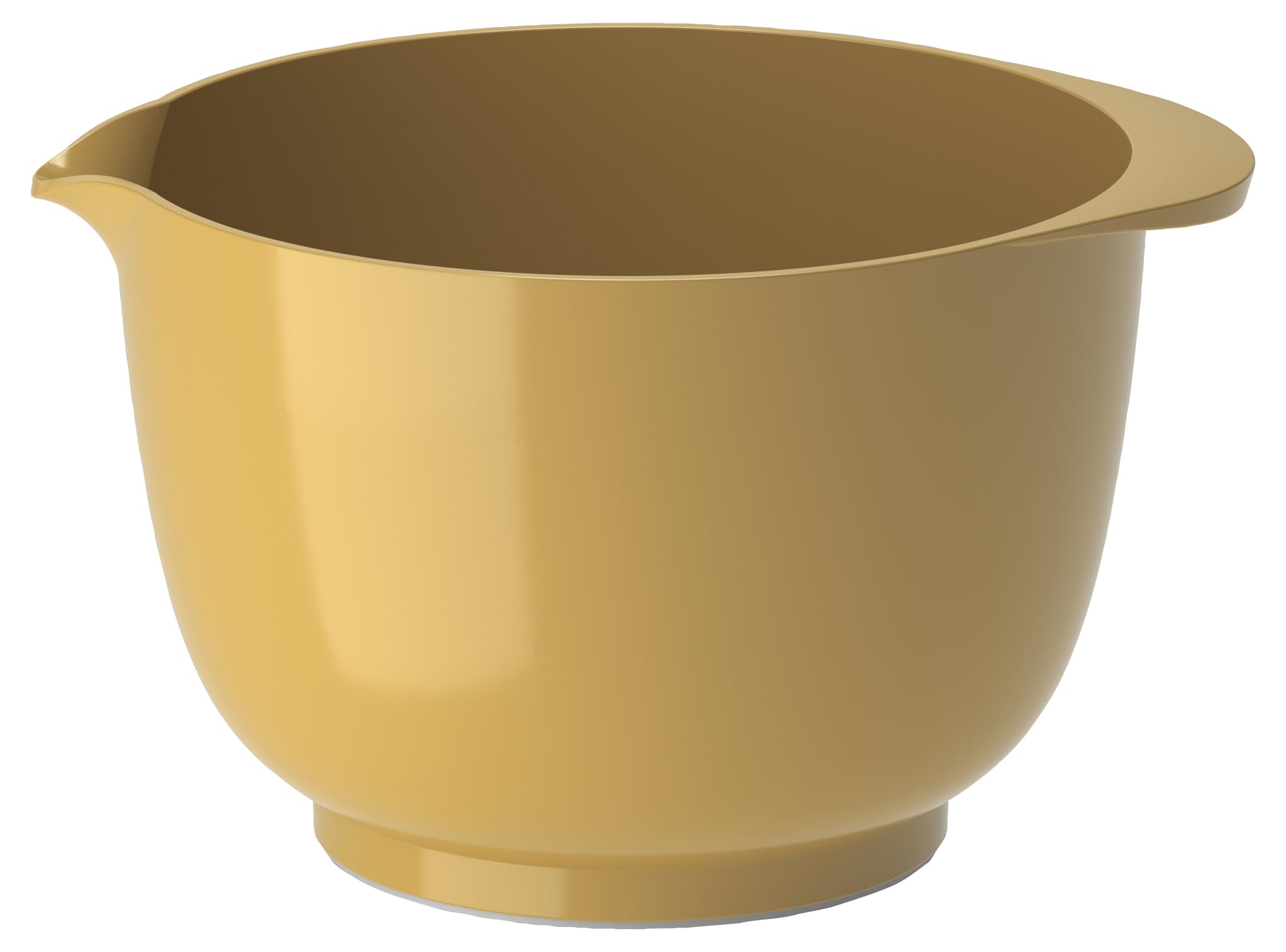 Rosti Margrethe Mixing Bowl, 2 litres, Shatterproof Baking Bowl with Good Handle, Made of Recyclable Plastic, Curry