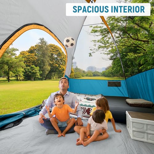 Image of CAMPROS CP Tents for Camping 2 /4 /6 Person, Waterproof Windproof Dome Tent