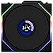 Lian Li UNI FAN TL Wireless LCD PC Fan 120mm RGB – 3-Pack Gaming PC Fans Black | PWM Fans - 26 ARGB LEDs - Up to 1,900 RPM - Daisy Chain - High Airflow - Low Vibration - Silent - Infinity Mirror