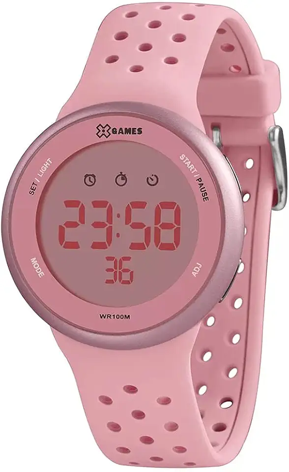 Relógio X Games Feminino Ref: Xfppd095 Bxrx Digital Rosa