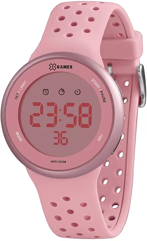 Relógio X Games Feminino Ref: Xfppd095 Bxrx Digital Rosa