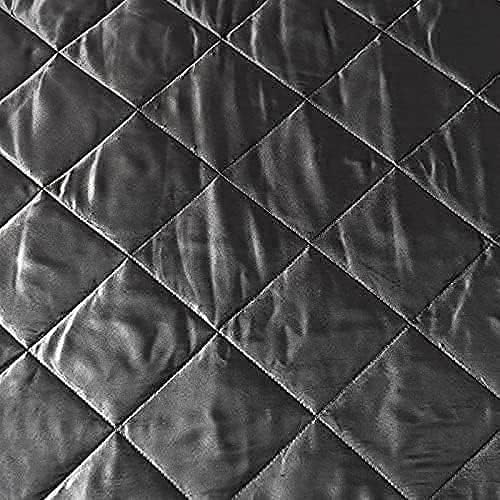 Simonas Luxury Satin Soft Weighted Blanket (Black)