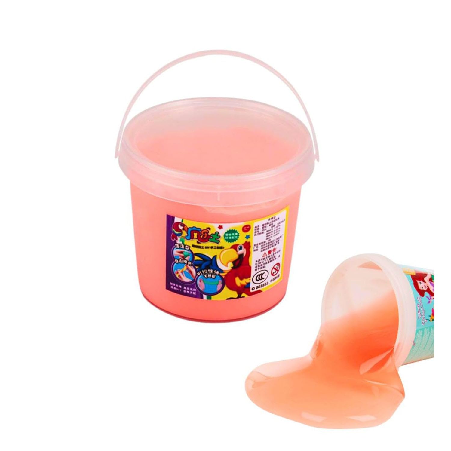 Fitto Soft Butter Slime Large Bucket, Non Sticky Soft Slime, Random Color