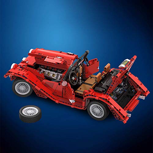 LINANNAN Technic Classic Car Modell Baukits, 1:10 Vintage Car Modell Kit, 1141 stücke Baustein Kompatibel mit Lego… – Bild 5