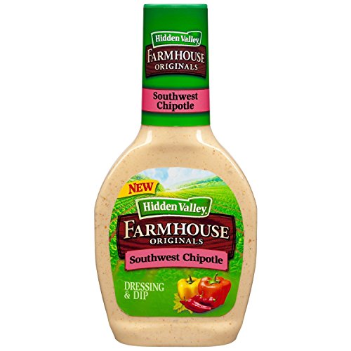 Hidden Valley, Farmhouse Originals, Southwest Chipotle Salad Dressing, 16oz Bottle