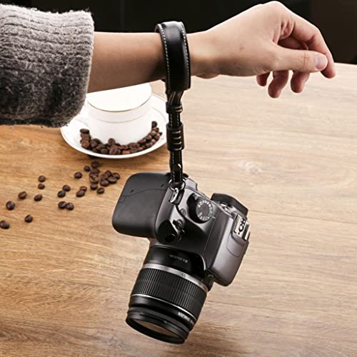 MERISHOPP Universal Genuine Leather Camera Straps Camera Wrist Hand Straps Grip for Canon Nikon Sony DSLR Camera Brown Cameras & Photo | Camera & Photo Accessories | Straps & Hand Grips